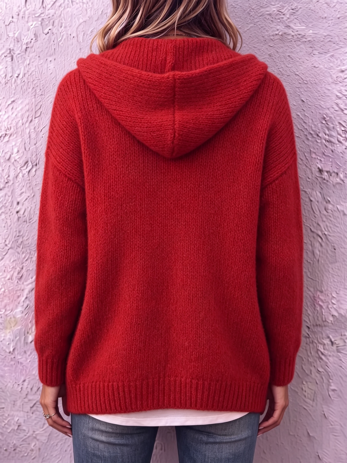 Cozy Chic Hooded Knit Cardigan