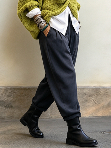Chic Casual Loose Harem Trousers