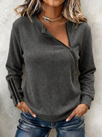 Comfortable Color Block Polka Dot Layered-Look Sweatshirt