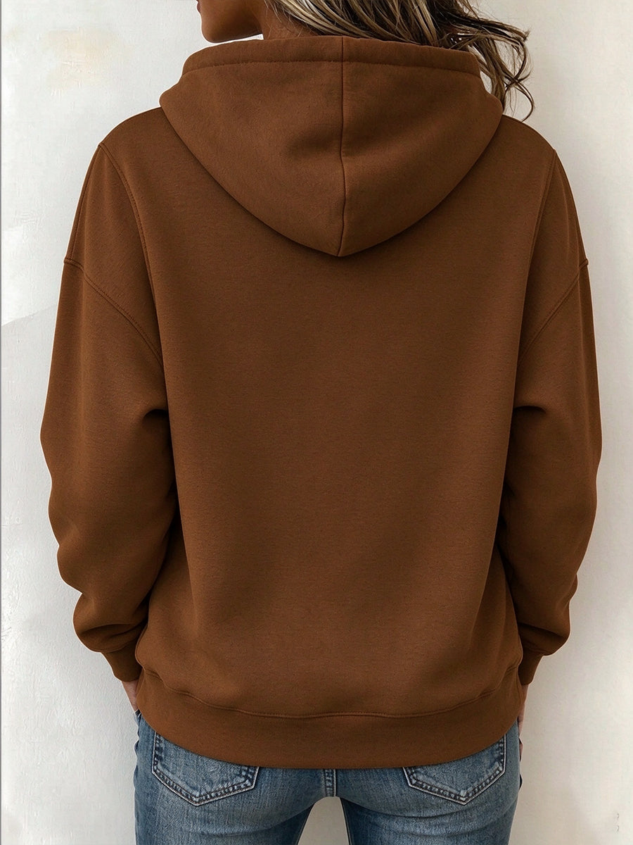 Western Tooled Fringe Hooded Sweatshirt