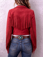 Boho-chic Fringe Western Jacket