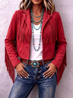 Boho-chic Fringe Western Jacket