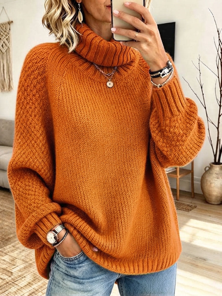 Chic Cozy Turtleneck Knitted Sweater