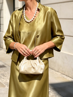 Elegant And Cozy Satin Three-piece Set