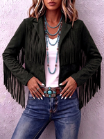 Boho-chic Fringe Western Jacket