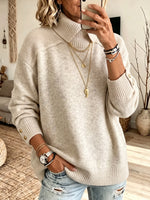 Cozy Turtleneck Knit Pullover