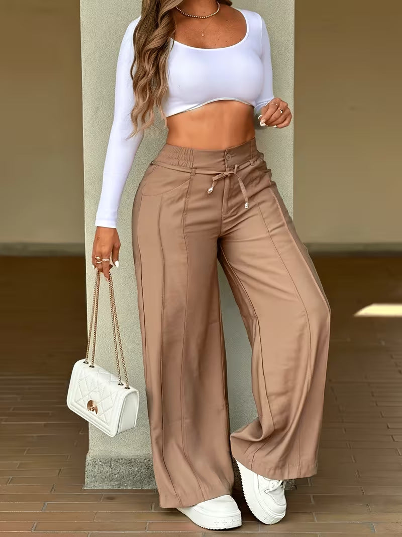 Cozy Stretch Cotton-blend Trousers