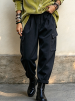 Chic Casual Utility Cargo Trousers