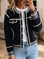 Cozy Ribbed Knit Full-Zip Cardigan