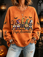 Halloween "pups Assemble" Sweatshirt